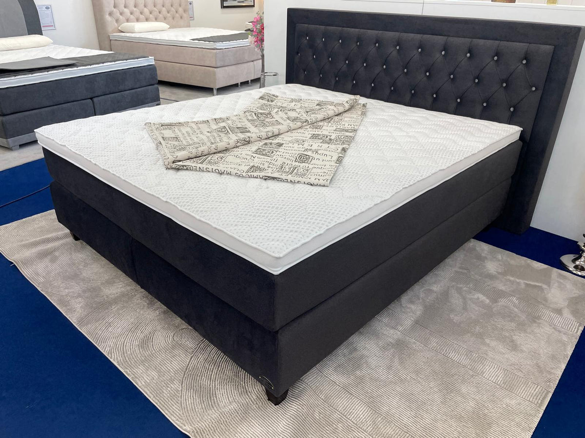 Paris Boxspringbett – Perspektivansicht