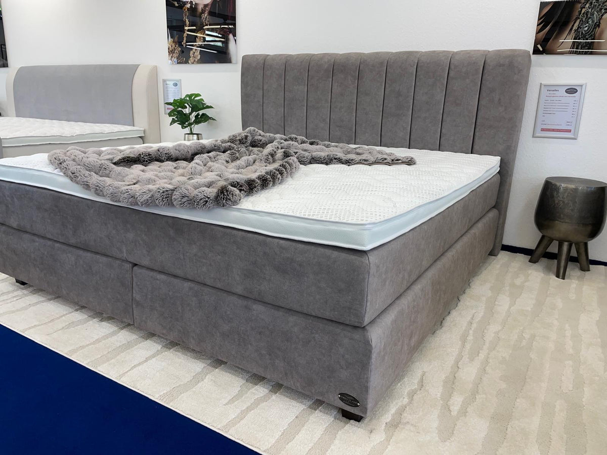 Versailles Boxspringbett – graue Ausführung