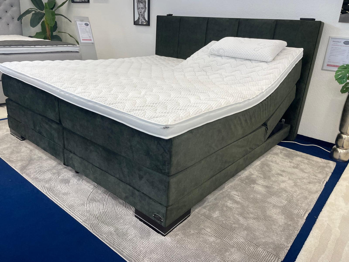 Düsseldorf Boxspringbett – grüne Ausführung
