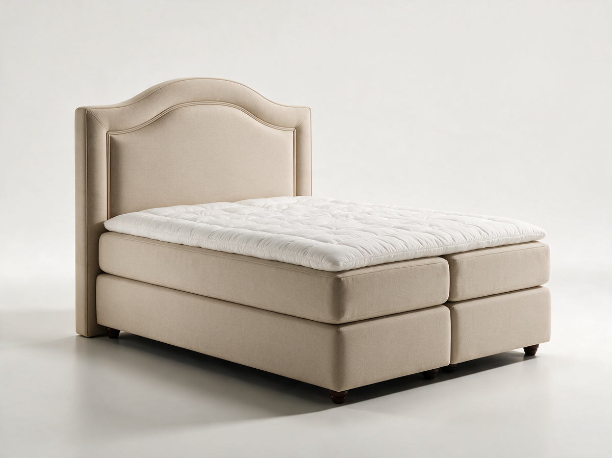 Ron Lion Windsor Boxspringbett in Soft Sand