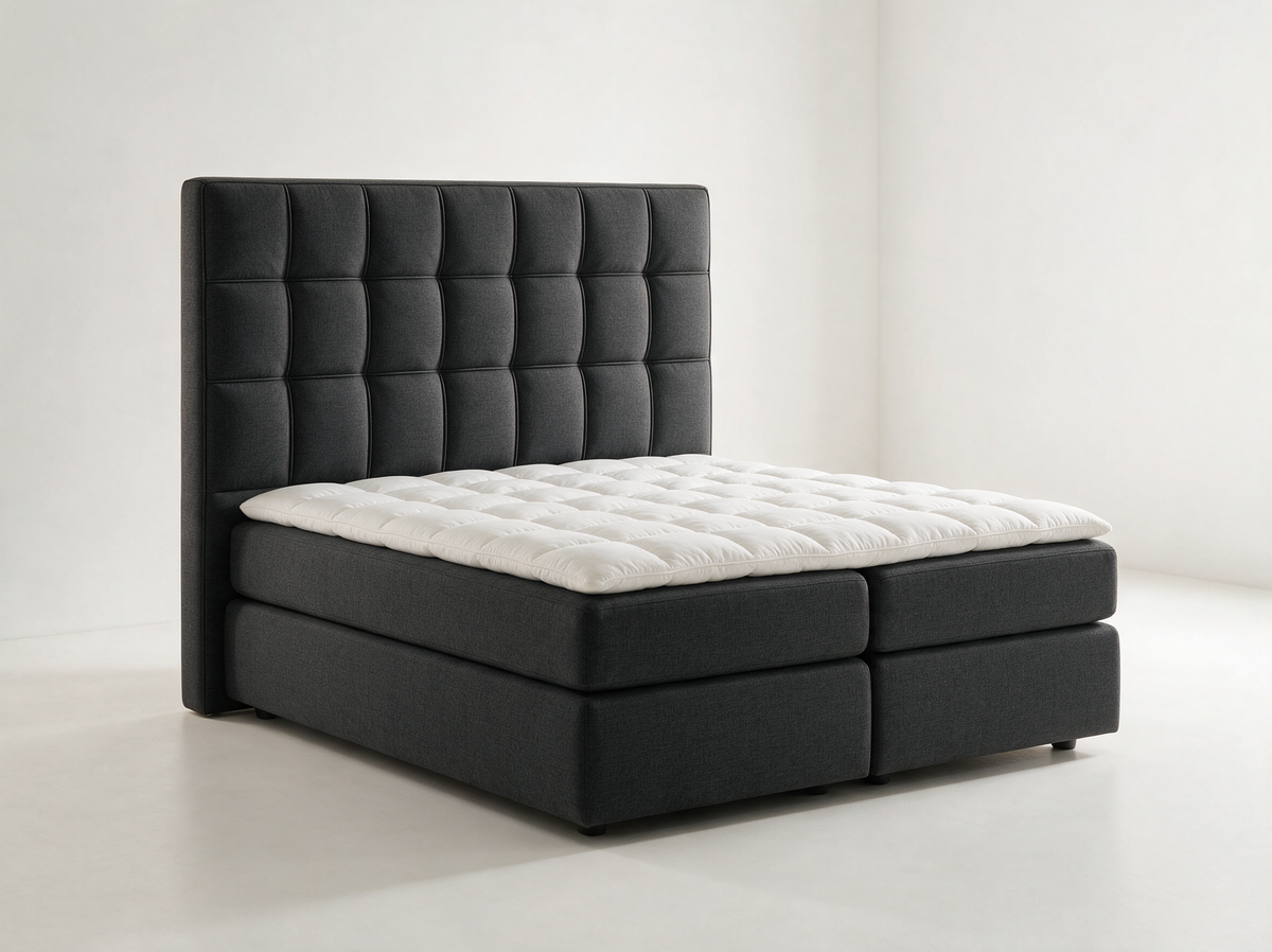 Ron Lion Berlin Boxspringbett in Royal Graphite