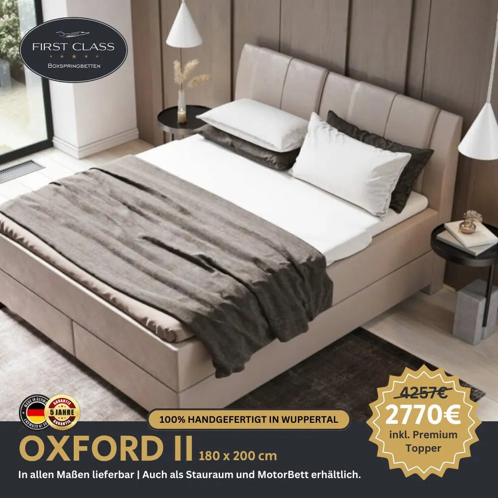Oxford II Boxspringbett – Originalansicht