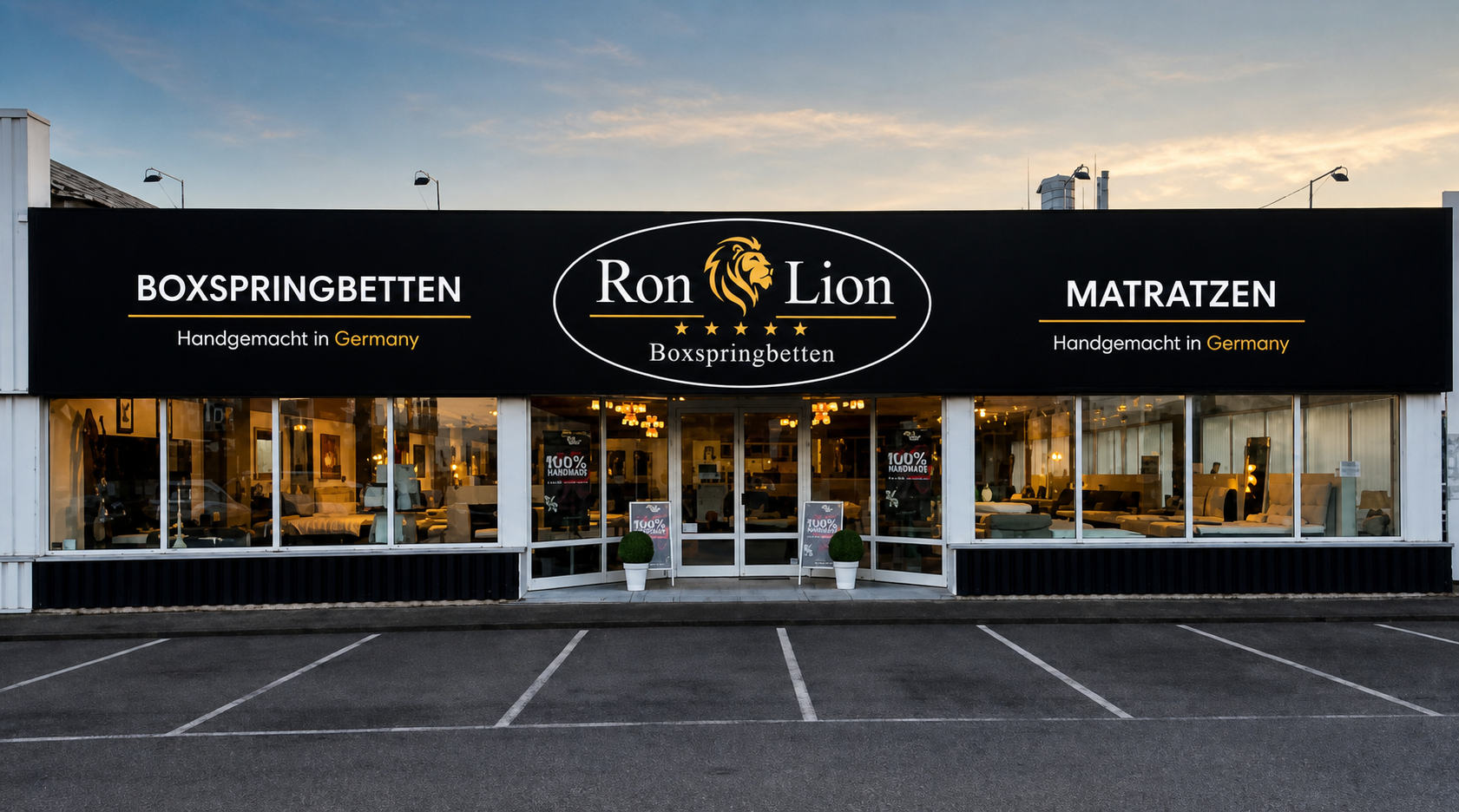 Ron Lion Boxspringbetten Showroom in Krefeld