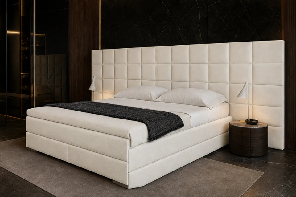 Ron Lion Boxspringbett King in Pearl