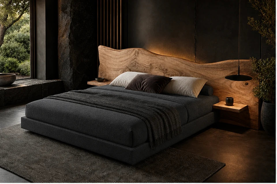Ron Lion Boxspringbett Kopenhagen in Graphit