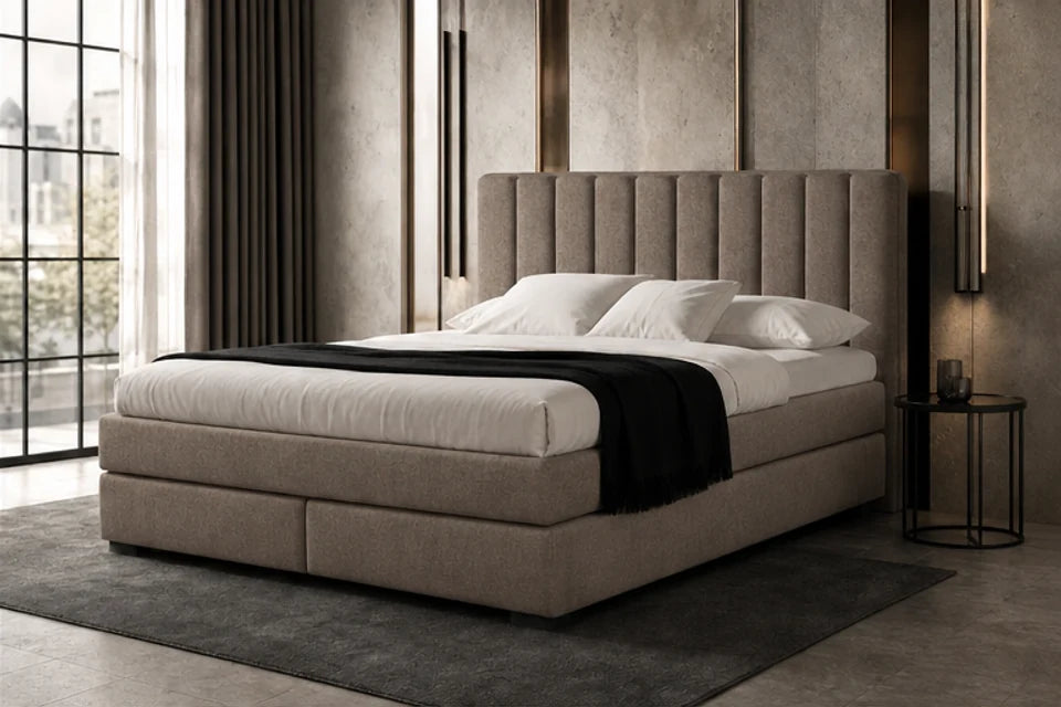 Ron Lion Boxspringbett Portofino in Greige