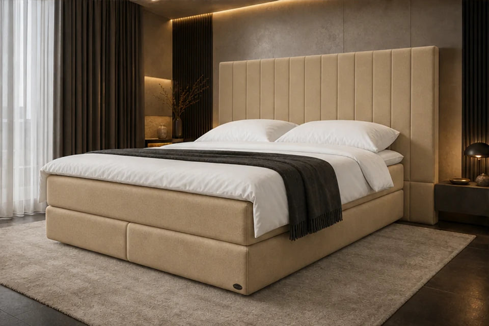 Ron Lion Boxspringbett Portofino VIP in Sand