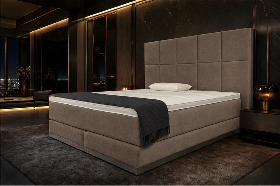 Ron Lion Boxspringbett King VIP in Greige