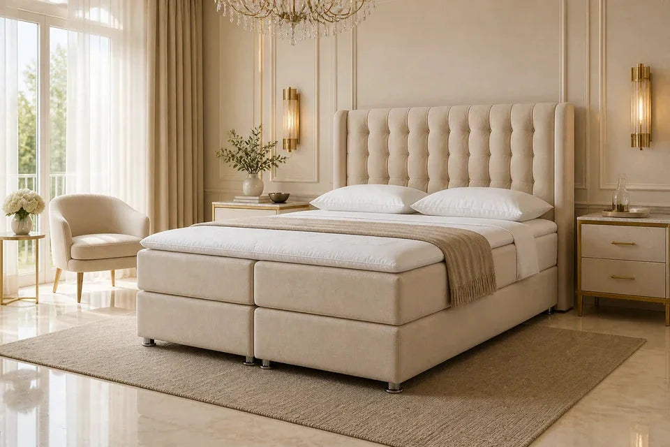 Ron Lion Boxspringbett Windsor in Sand