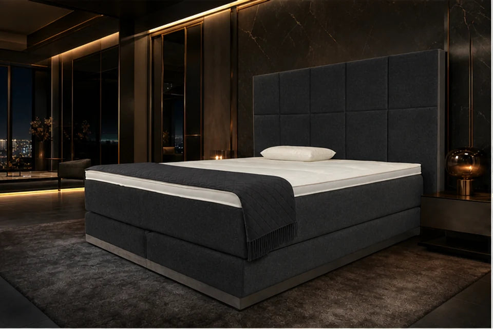 Ron Lion Boxspringbett King VIP in Graphit