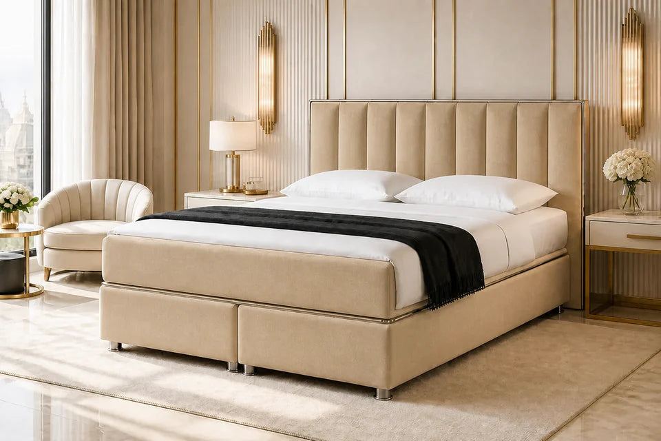 Ron Lion Boxspringbett Portofino in Sand