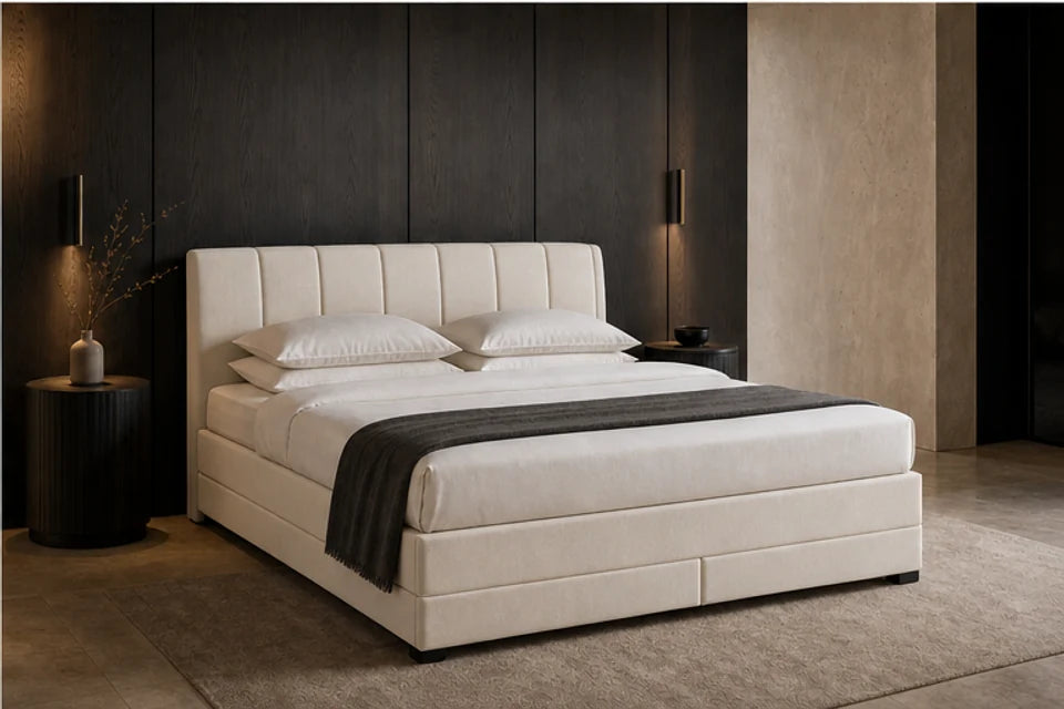Ron Lion Boxspringbett Oxford II in Pearl
