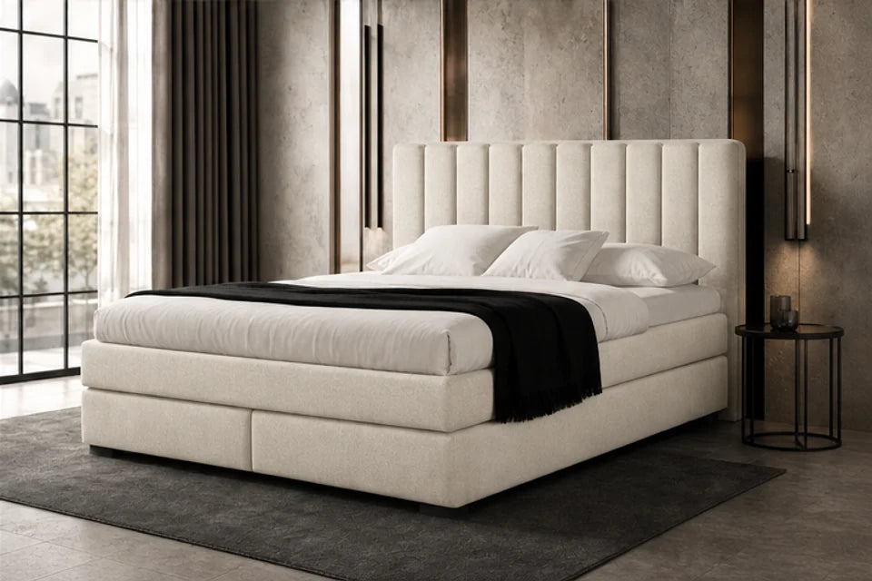 Ron Lion Boxspringbett Portofino in Pearl