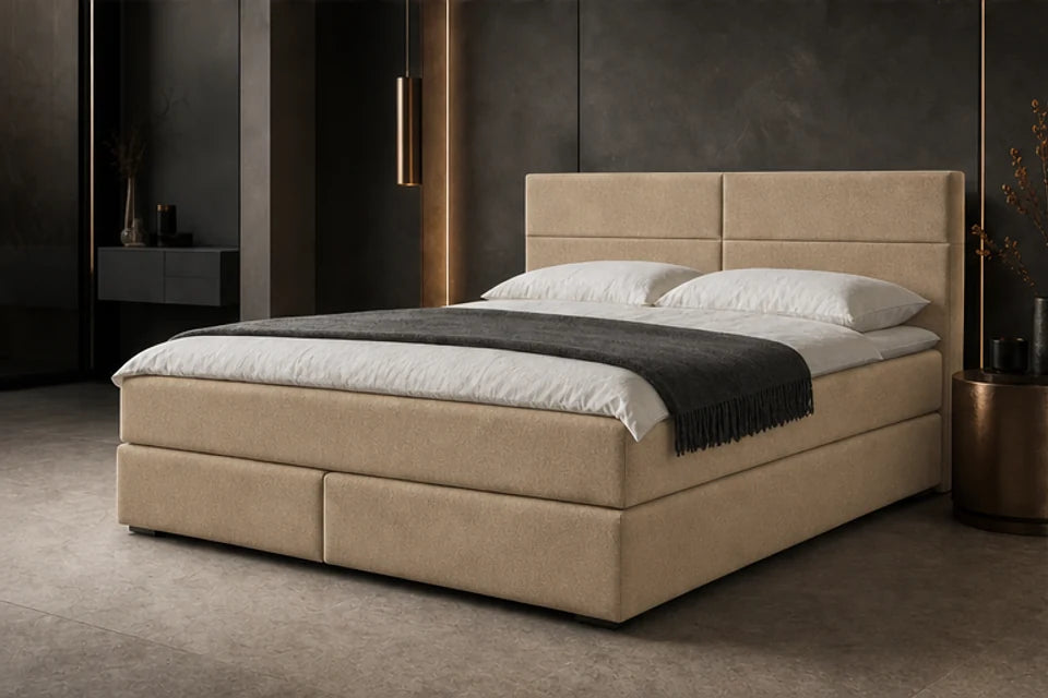 Ron Lion Boxspringbett Rom Four in Sand