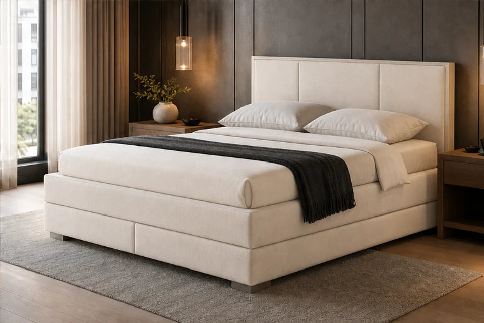 Ron Lion Boxspringbett Vincent in Pearl